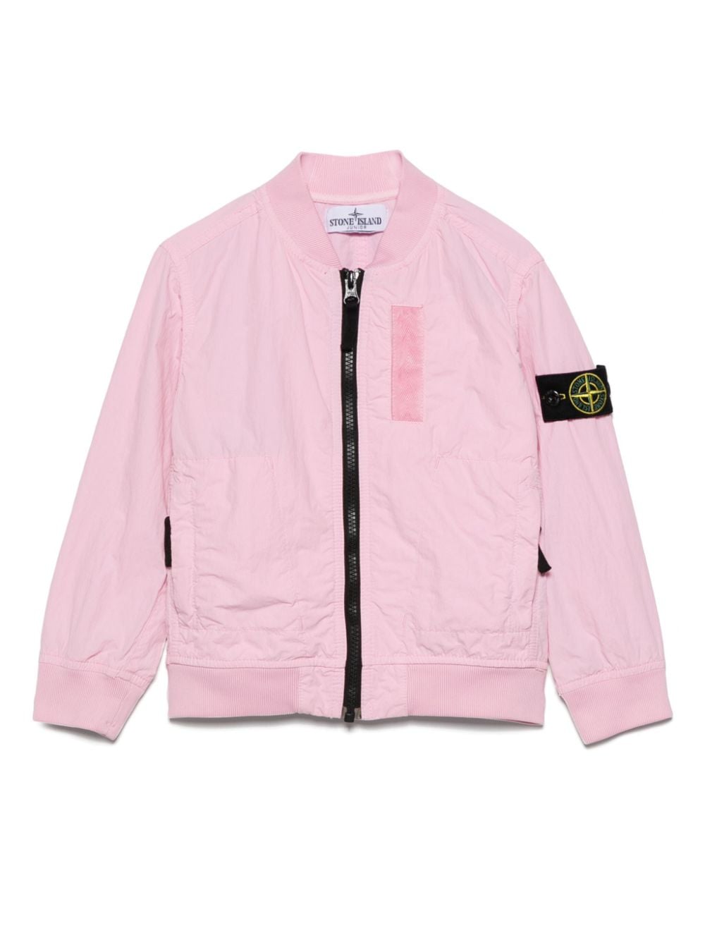 Stone Island Junior Compass-badge bomber jacket - Pink von Stone Island Junior