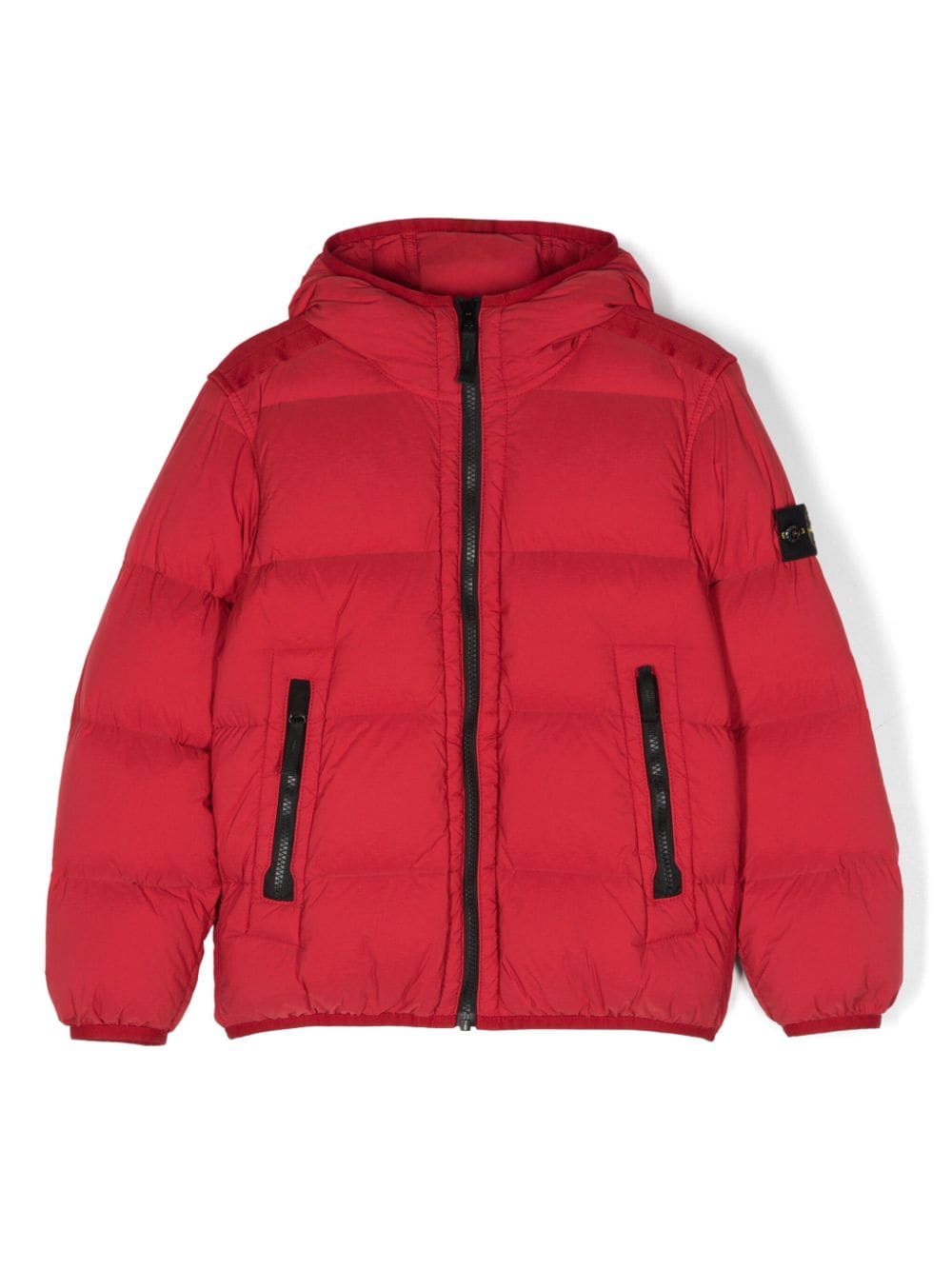 Stone Island Junior Compass-badge coat - Red von Stone Island Junior