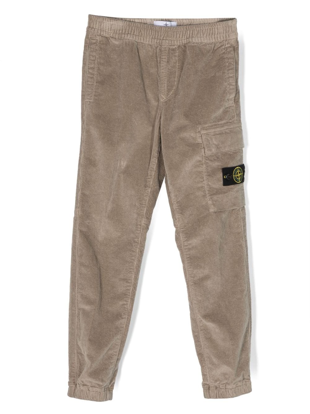 Stone Island Junior Compass-badge corduroy trousers - Neutrals von Stone Island Junior