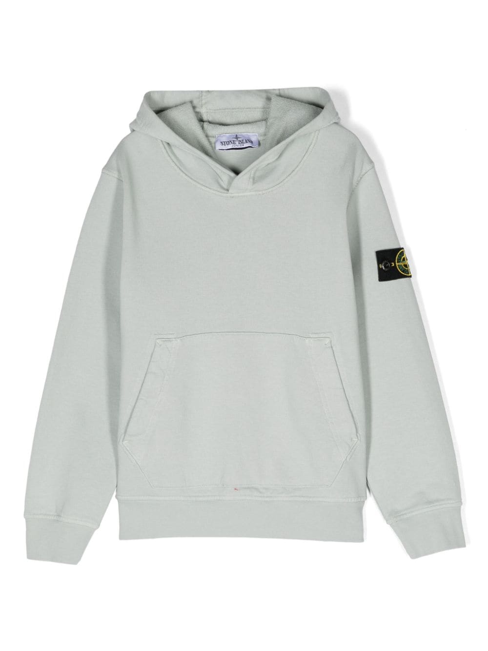 Stone Island Junior Compass-badge cotton hoodie - Grey von Stone Island Junior