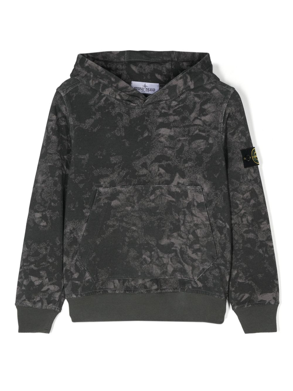 Stone Island Junior Compass-badge cotton sweatshirt - Black von Stone Island Junior