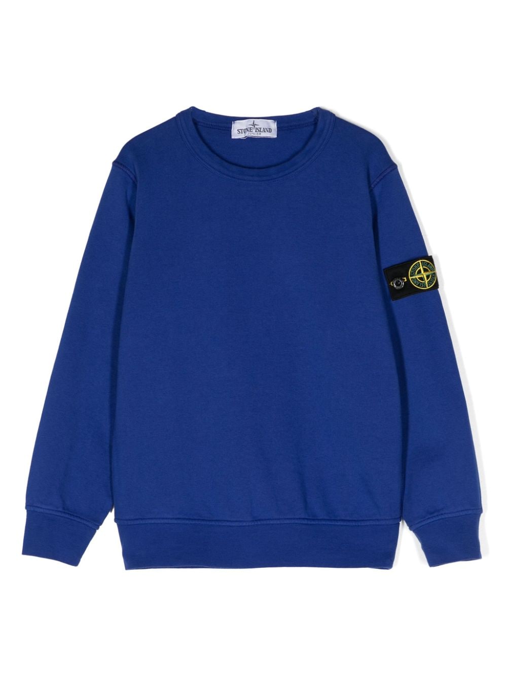 Stone Island Junior Compass-badge cotton sweatshirt - Blue von Stone Island Junior