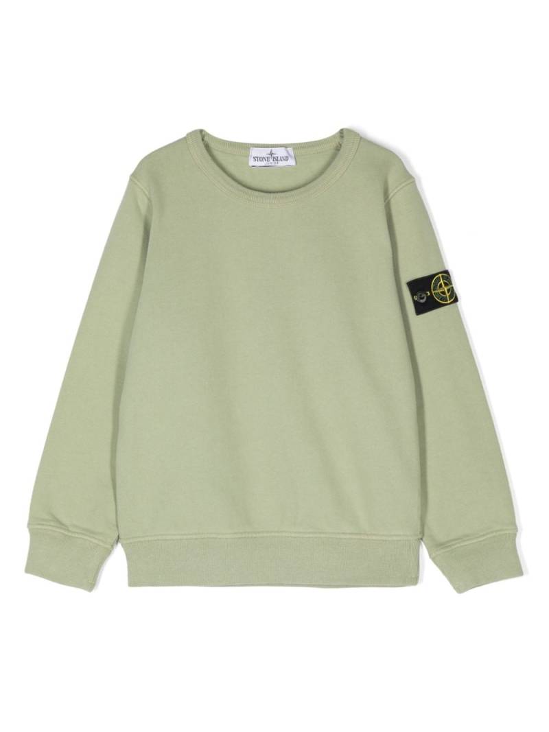 Stone Island Junior Compass-badge cotton sweatshirt - Green von Stone Island Junior