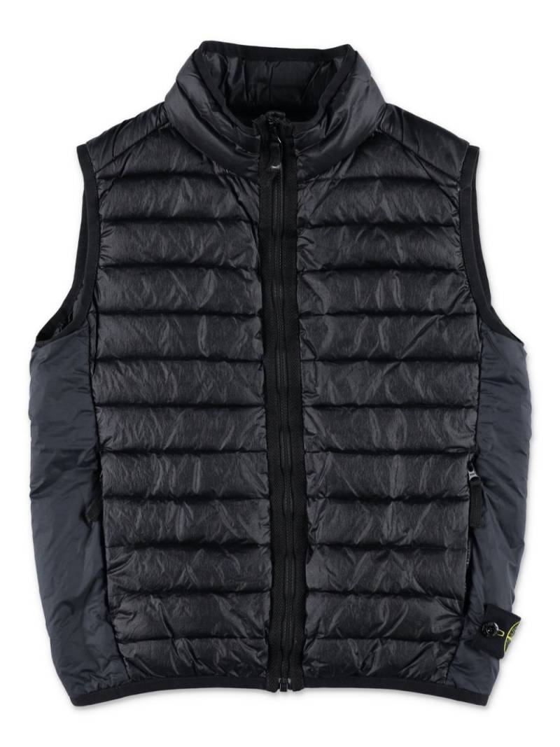 Stone Island Junior Compass-badge gilet - Black von Stone Island Junior