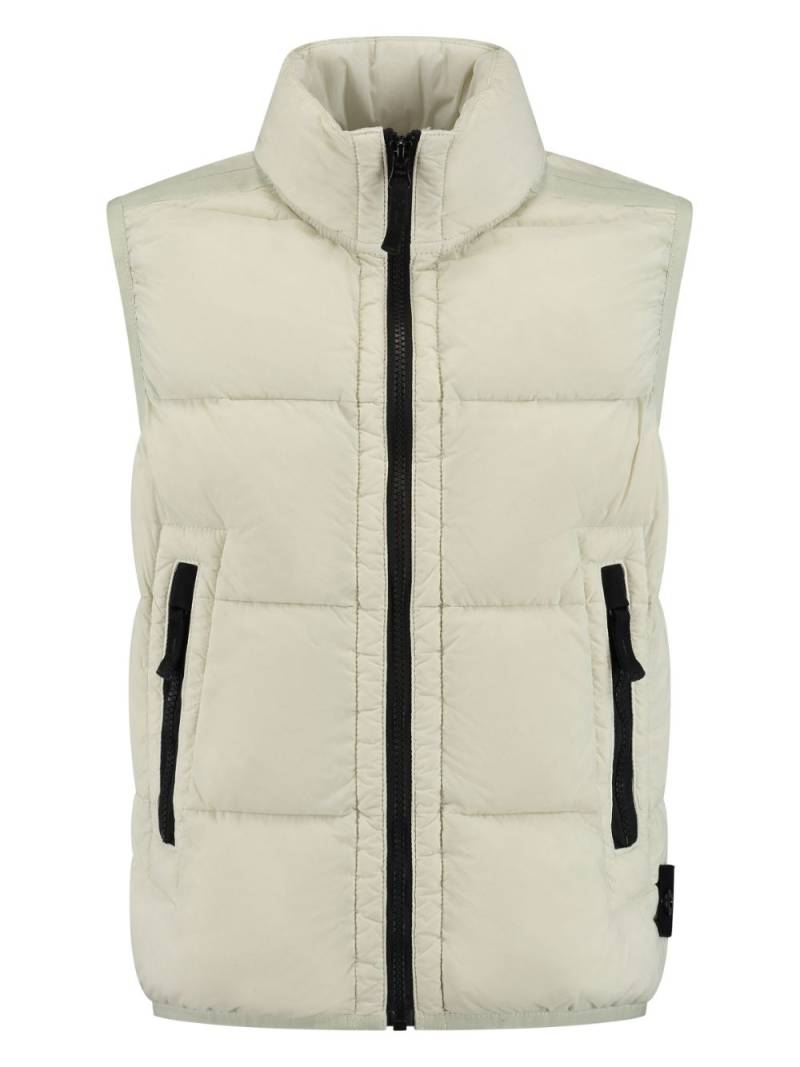 Stone Island Junior Compass-badge gilet - Neutrals von Stone Island Junior