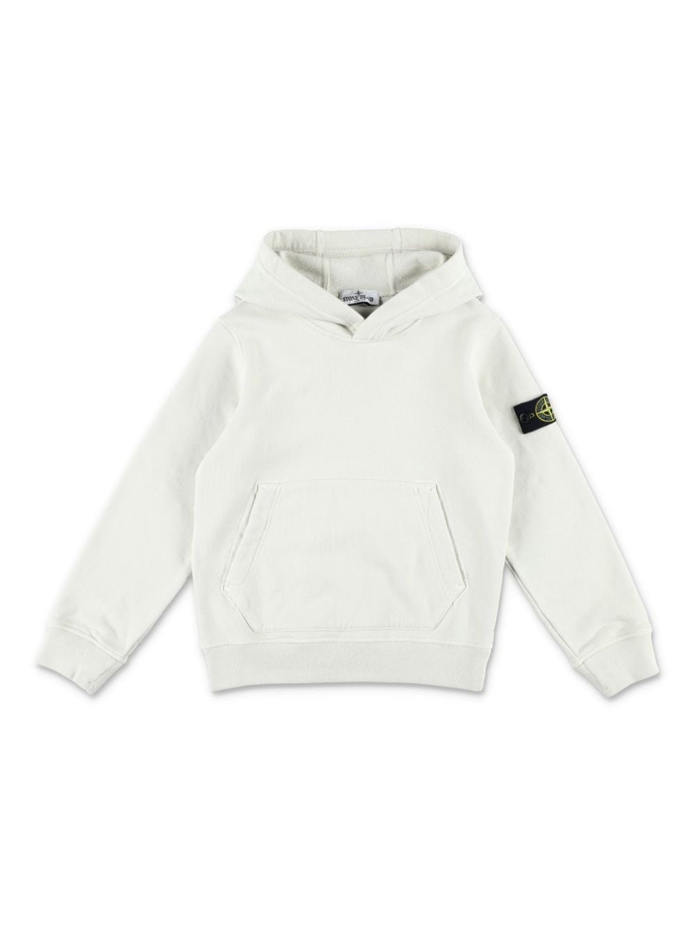 Stone Island Junior Compass-badge hoodie - White von Stone Island Junior