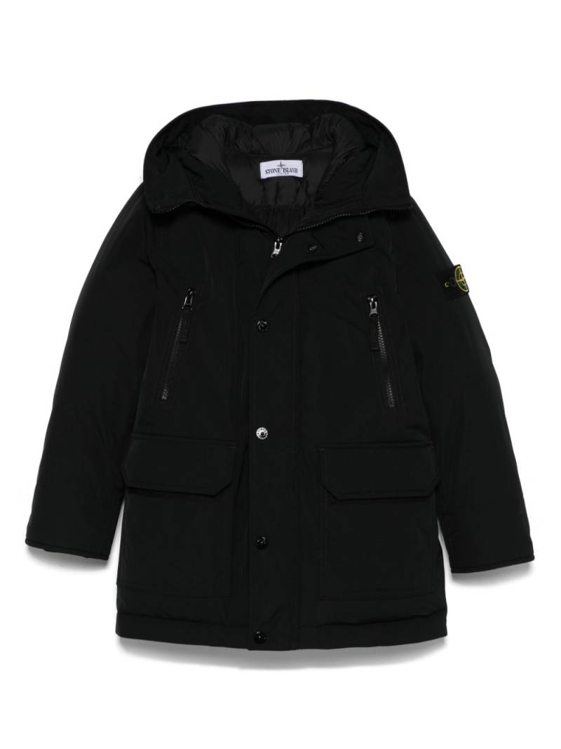 Stone Island Junior Compass-badge jacket - Black von Stone Island Junior