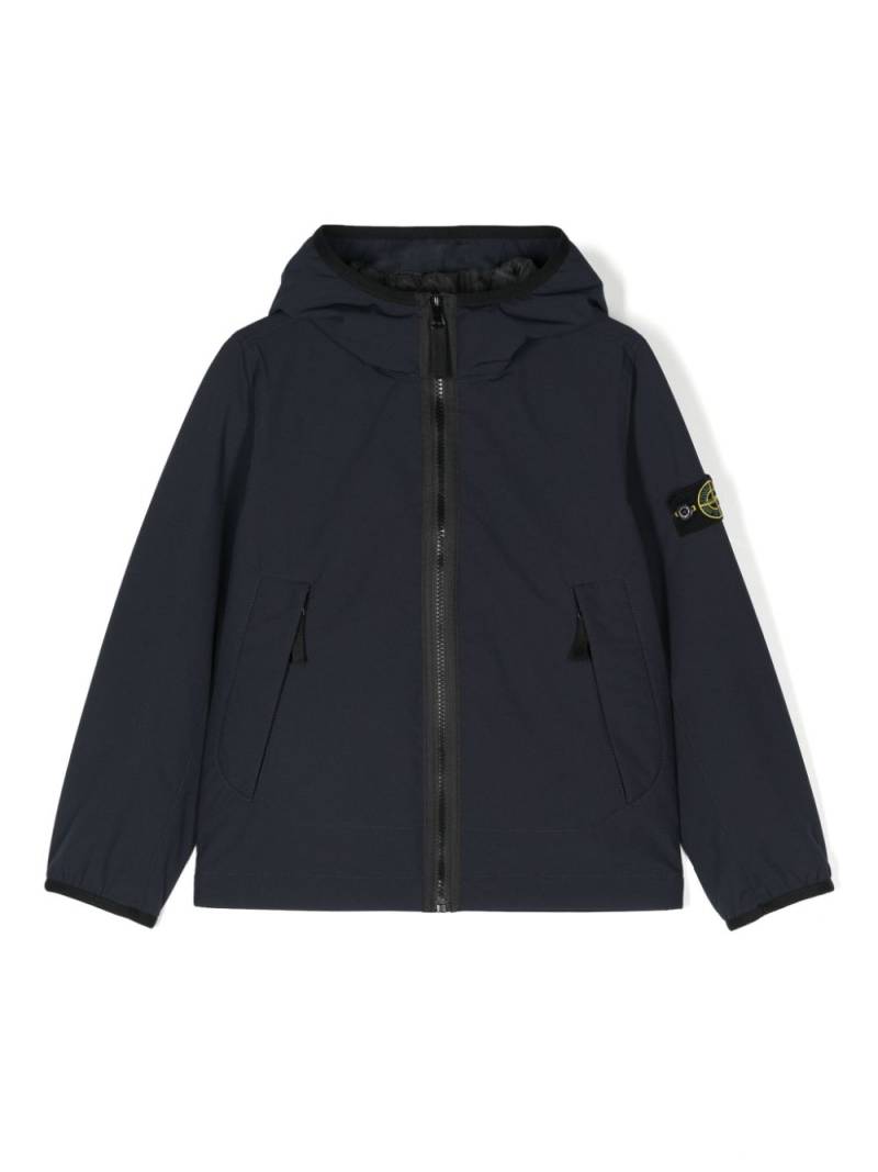 Stone Island Junior Compass-badge jacket - Blue von Stone Island Junior