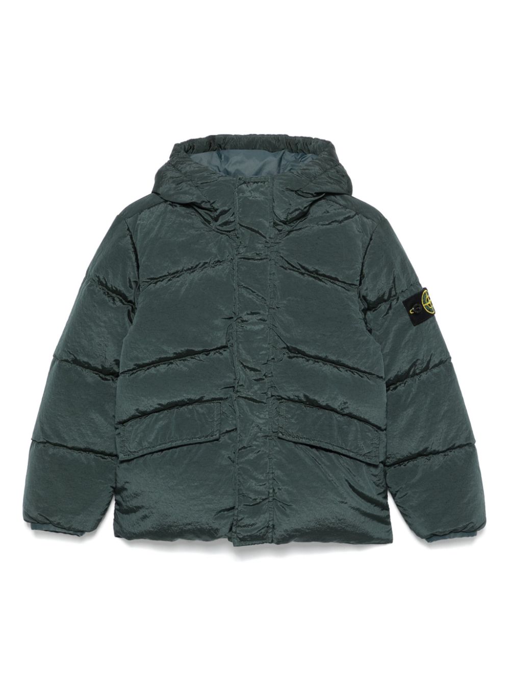 Stone Island Junior Compass-badge jacket - Green von Stone Island Junior