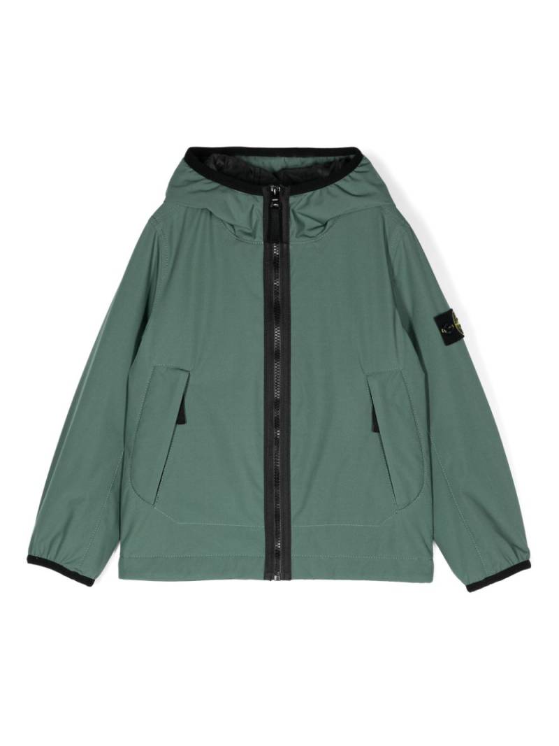 Stone Island Junior Compass-badge puffer jacket - Green von Stone Island Junior