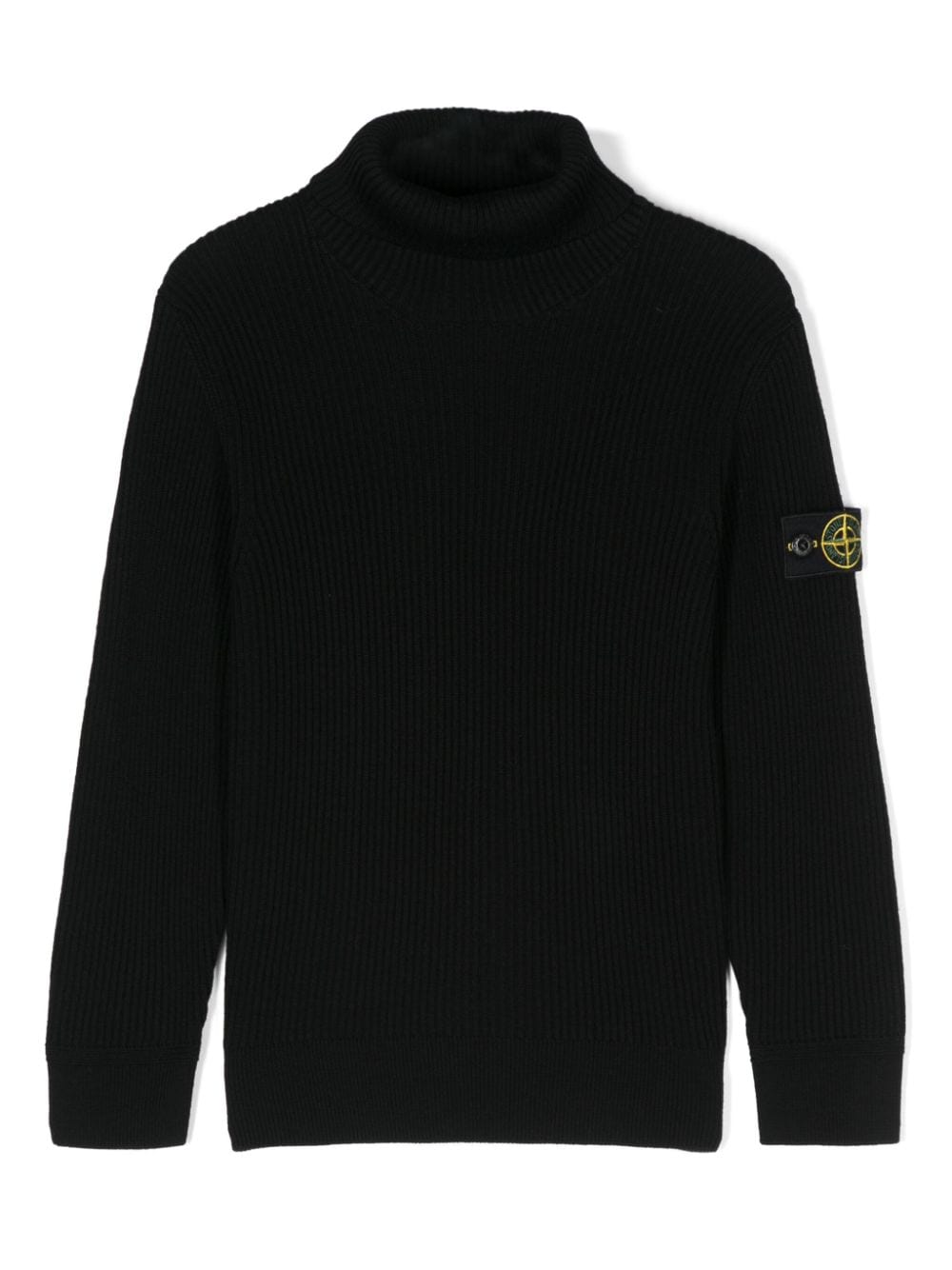 Stone Island Junior Compass badge sweater - Black von Stone Island Junior