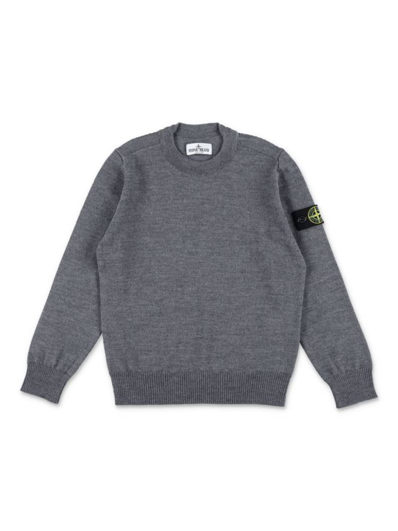 Stone Island Junior Compass-badge sweatshirt - Grey von Stone Island Junior