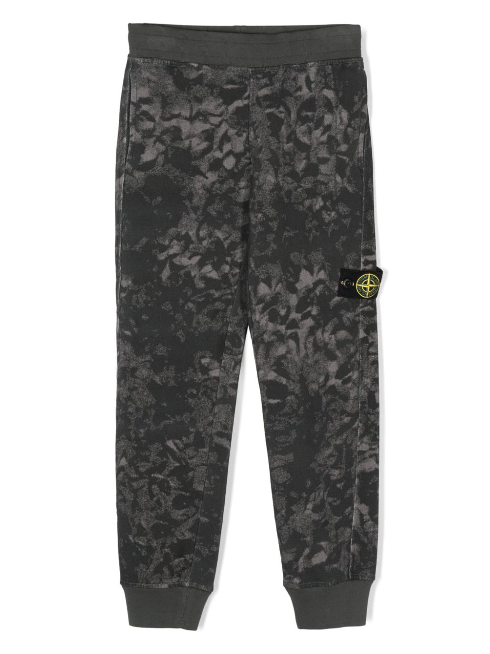 Stone Island Junior Compass-badge track pants - Black von Stone Island Junior