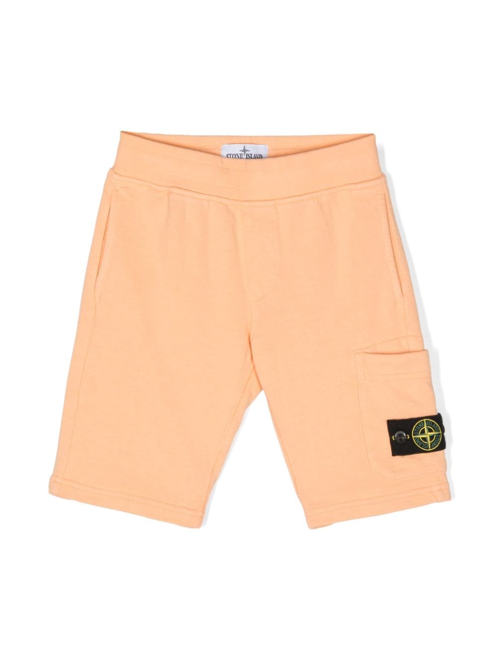 Stone Island Junior Compass-badge track shorts - Orange von Stone Island Junior