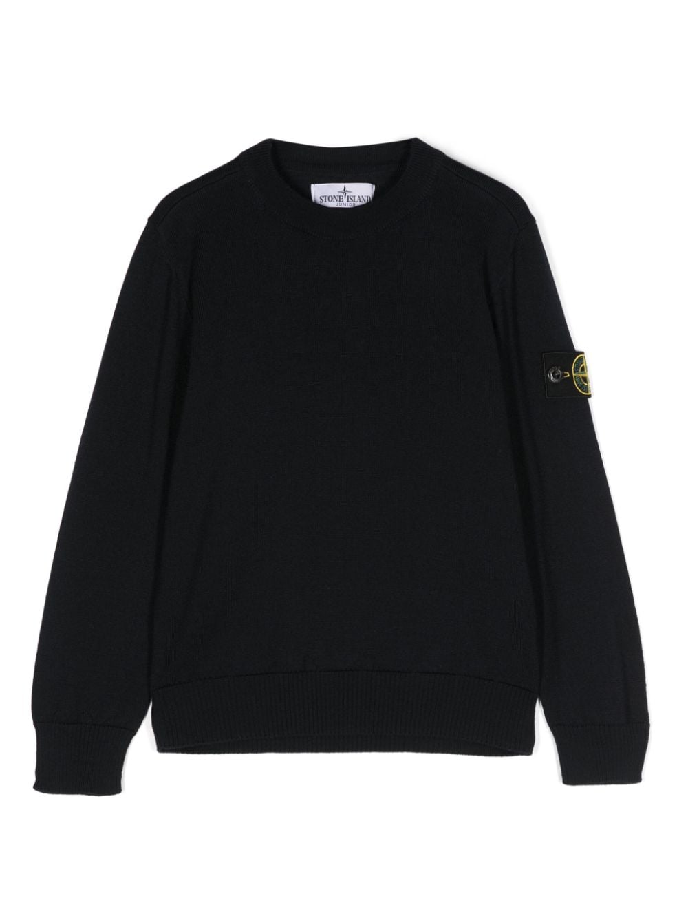 Stone Island Junior Compass-badge wool jumper - Blue von Stone Island Junior