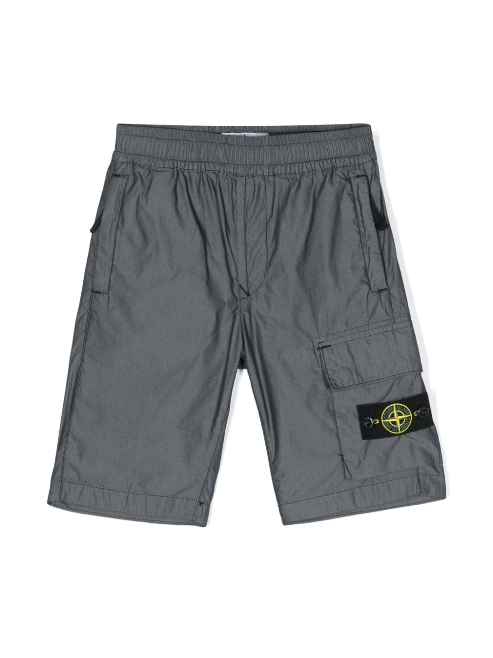 Stone Island Junior Compass cargo shorts - Grey von Stone Island Junior