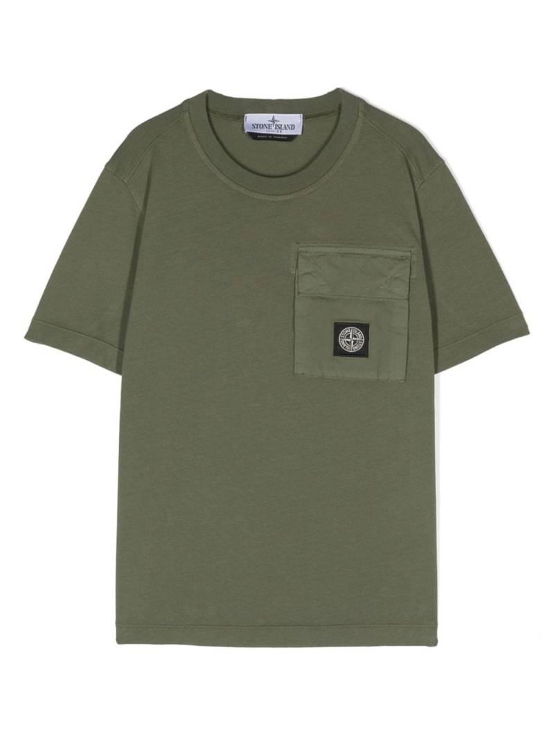 Stone Island Junior Compass cotton T-shirt - Green von Stone Island Junior