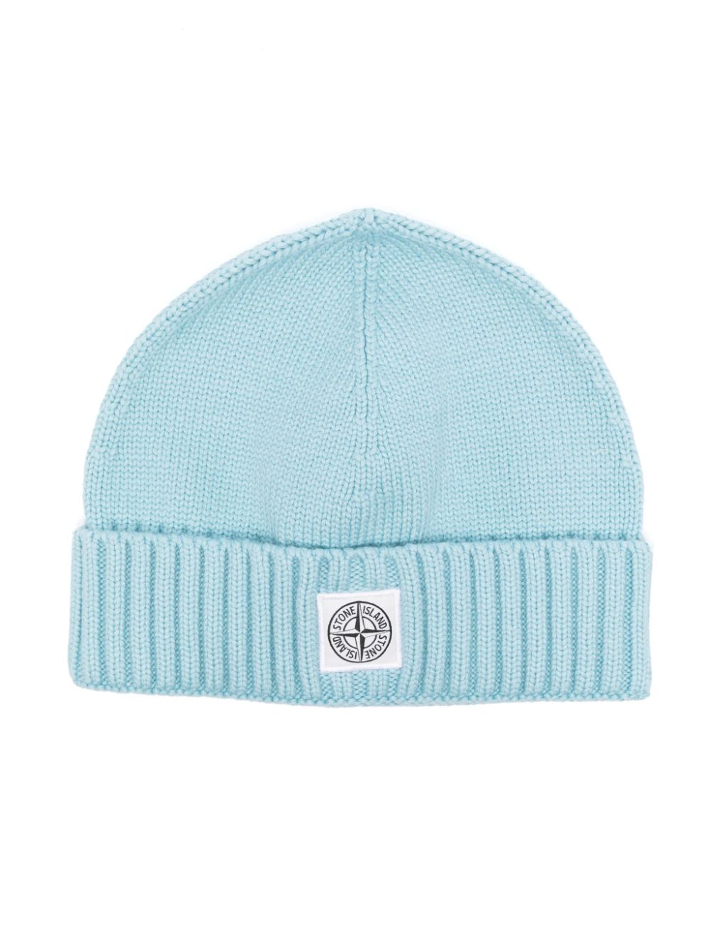 Stone Island Junior Compass-motif beanie hats - Blue von Stone Island Junior