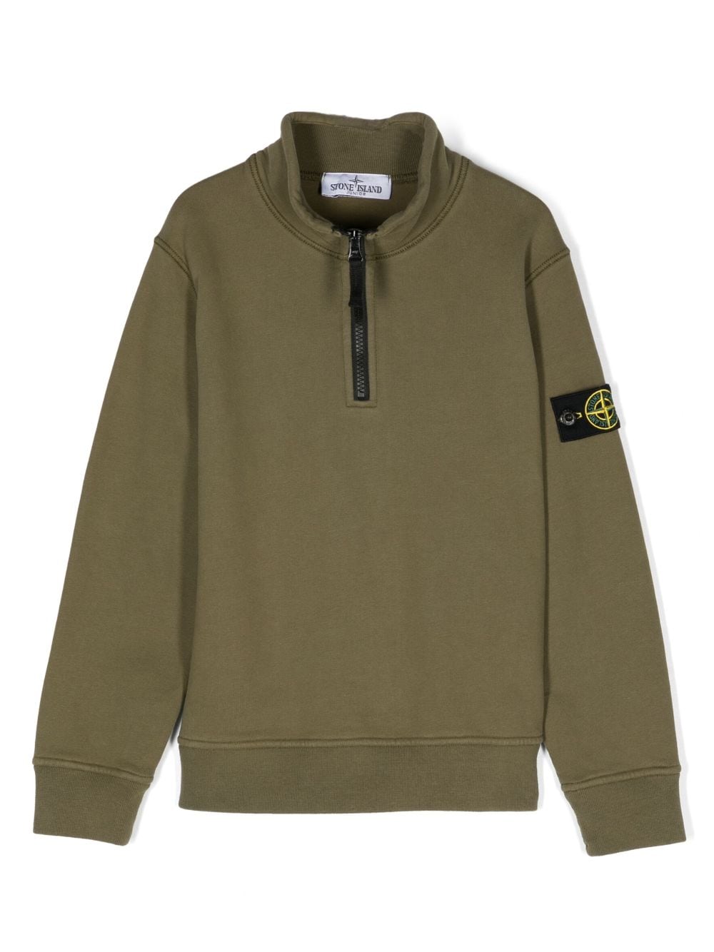 Stone Island Junior Compass-motif cotton sweatshirt - Green von Stone Island Junior