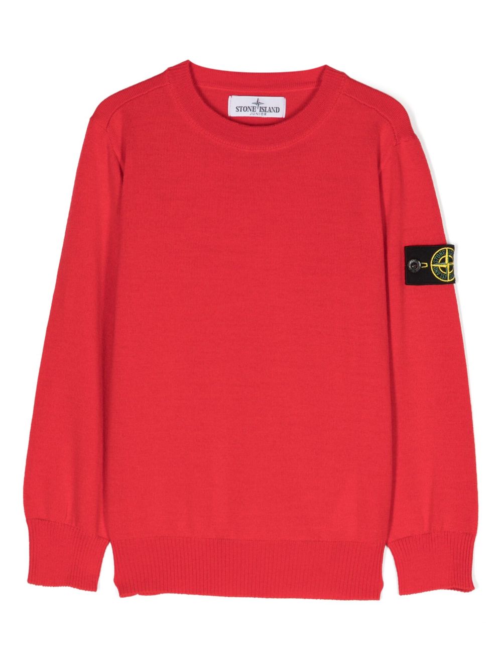 Stone Island Junior Compass-motif crew-neck sweatshirt - Red von Stone Island Junior