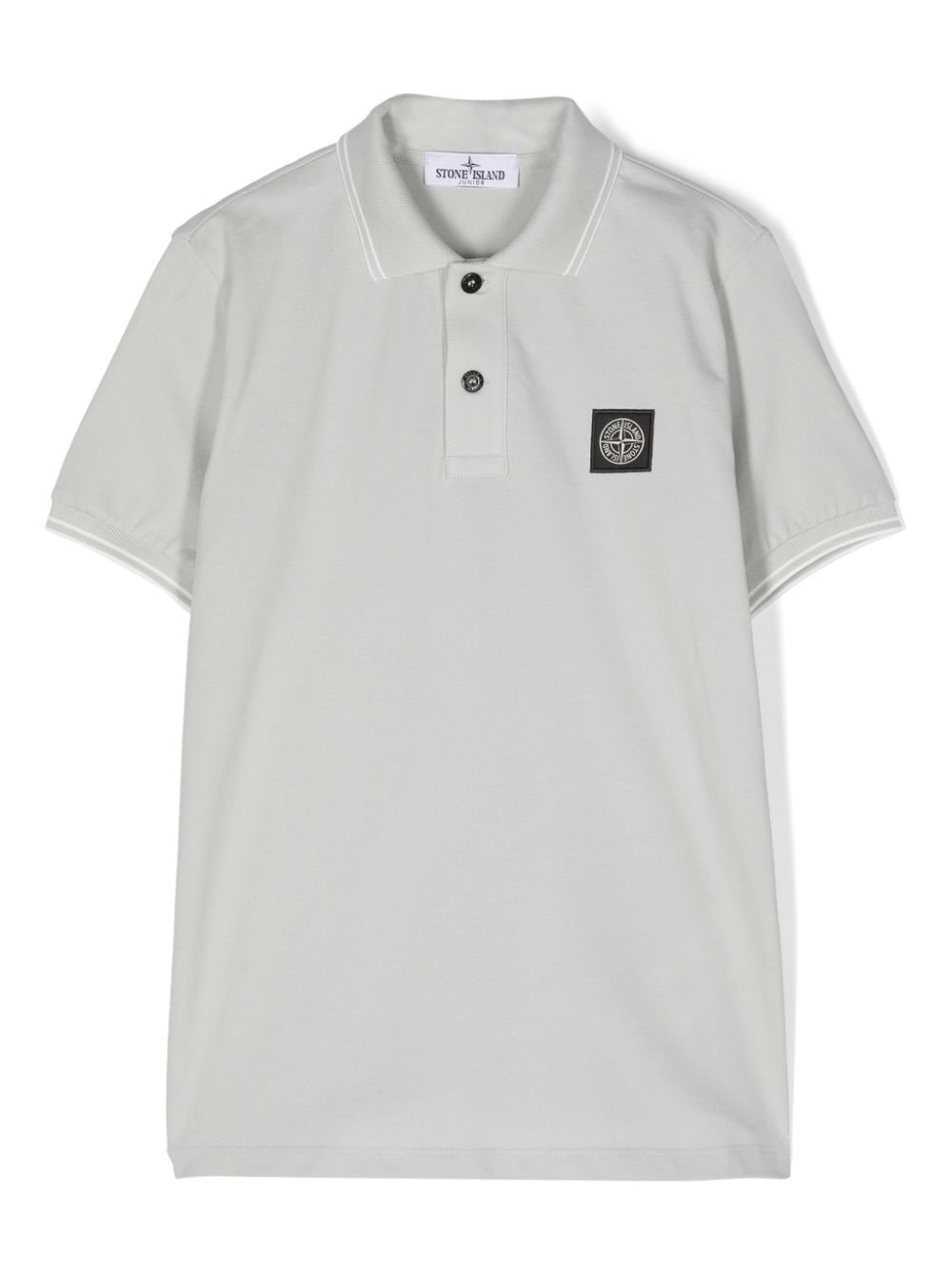 Stone Island Junior Compass-motif polo shirt - Grey von Stone Island Junior