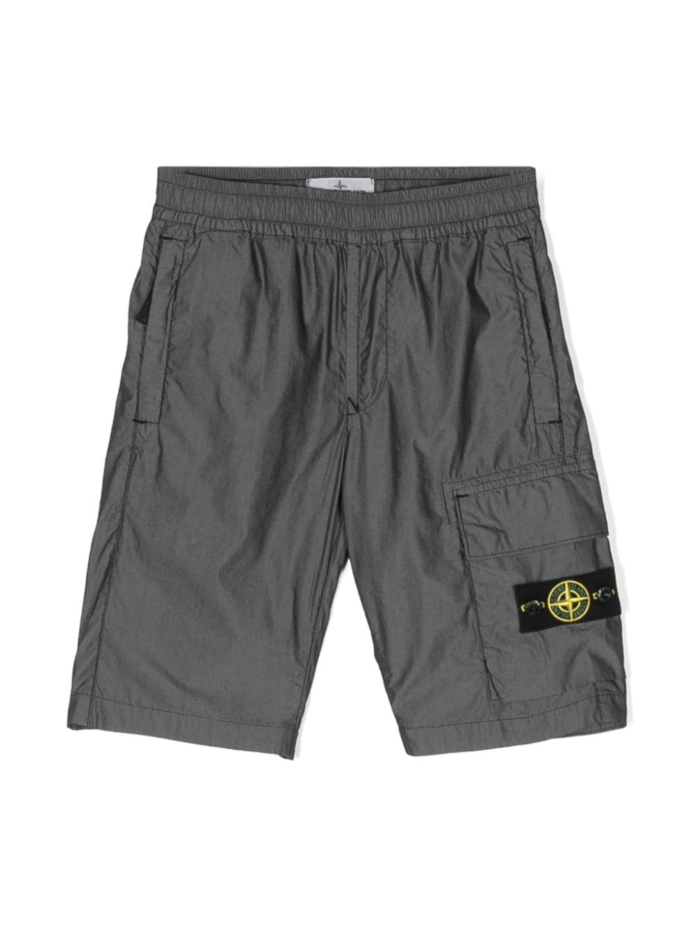 Stone Island Junior Compass-motif shorts - Grey von Stone Island Junior