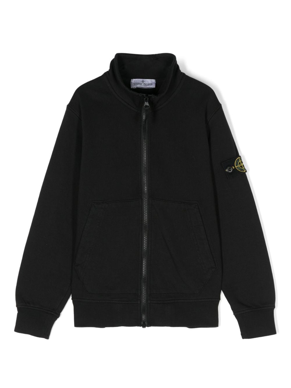 Stone Island Junior Compass-motif sweatshirt - Black von Stone Island Junior