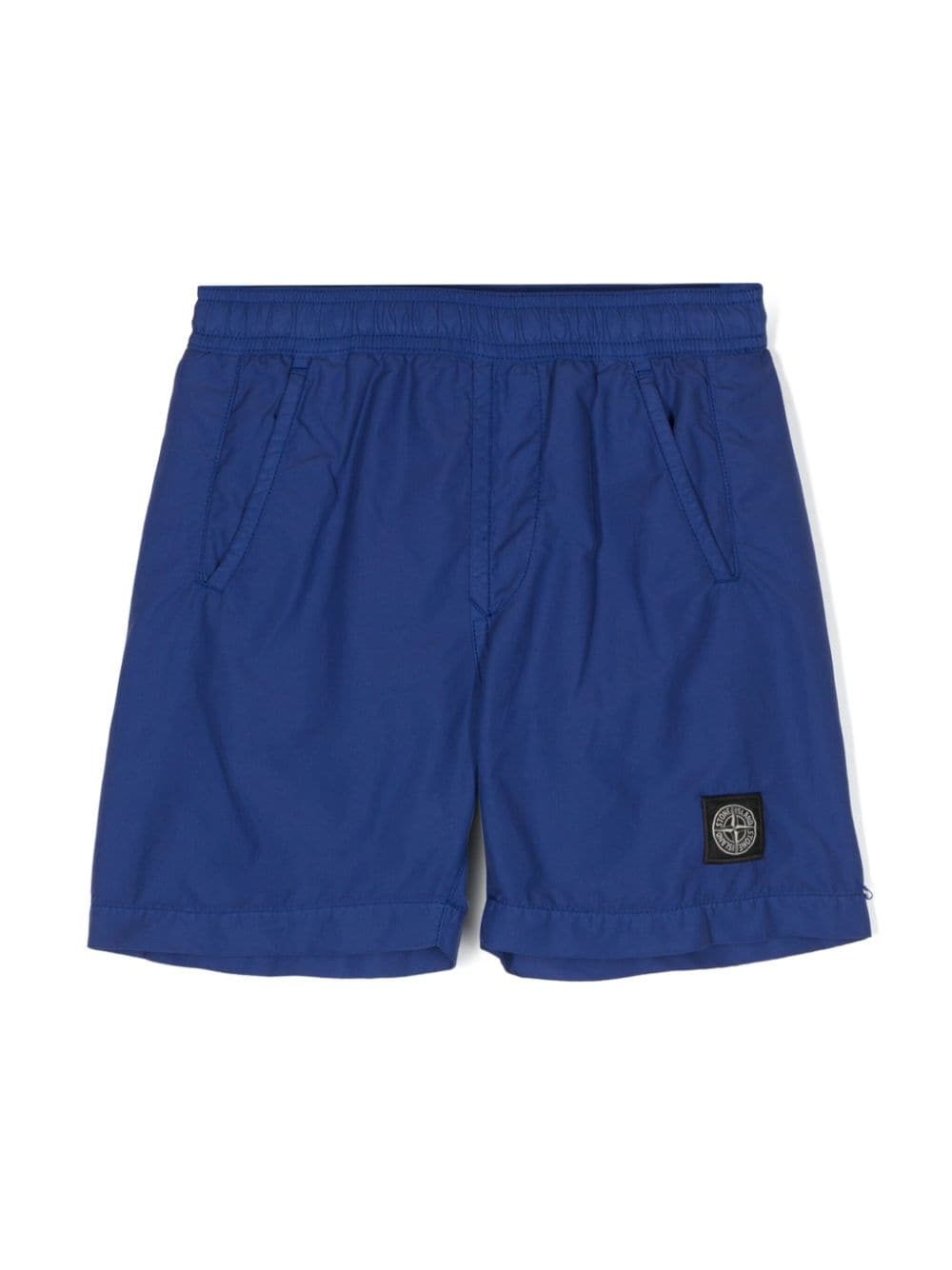 Stone Island Junior Compass-motif swim shorts - Blue von Stone Island Junior