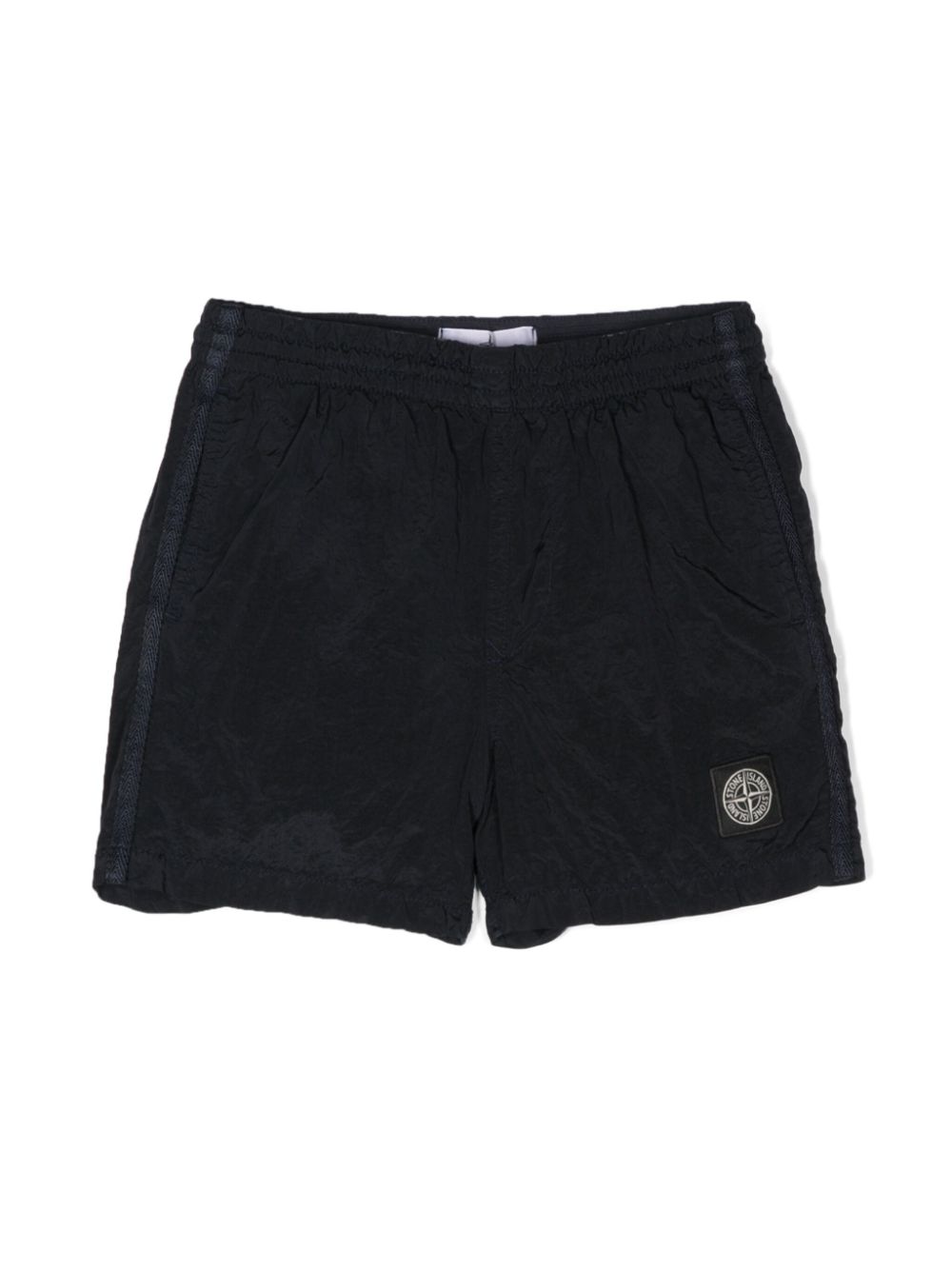 Stone Island Junior Compass-motif swim shorts - Blue von Stone Island Junior