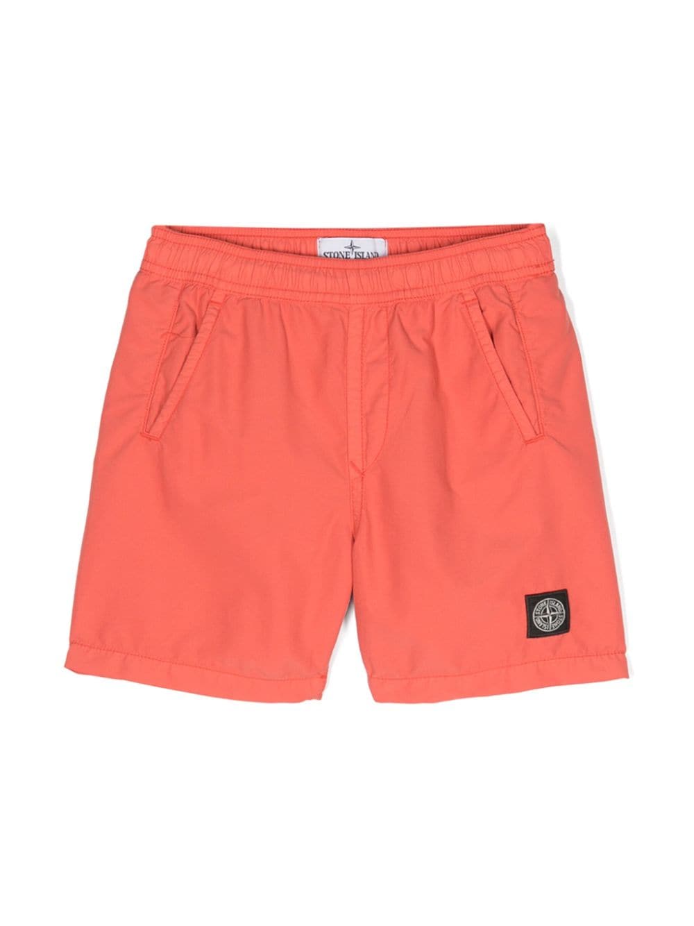 Stone Island Junior Compass-motif swim shorts - Orange von Stone Island Junior