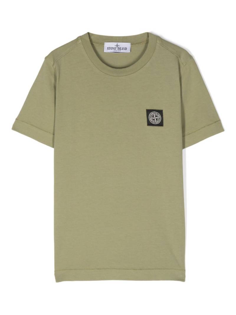 Stone Island Junior Compass-patch cotton T-shirt - Green von Stone Island Junior