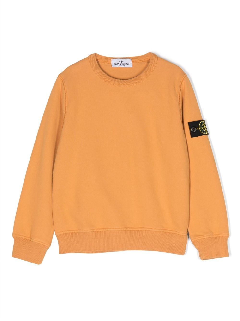 Stone Island Junior Compass-patch cotton sweatshirt - Orange von Stone Island Junior