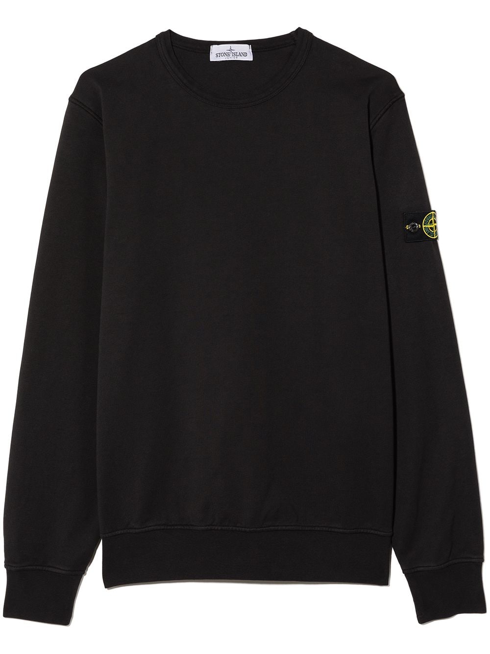 Stone Island Junior Compass-patch crew-neck sweatshirt - Black von Stone Island Junior