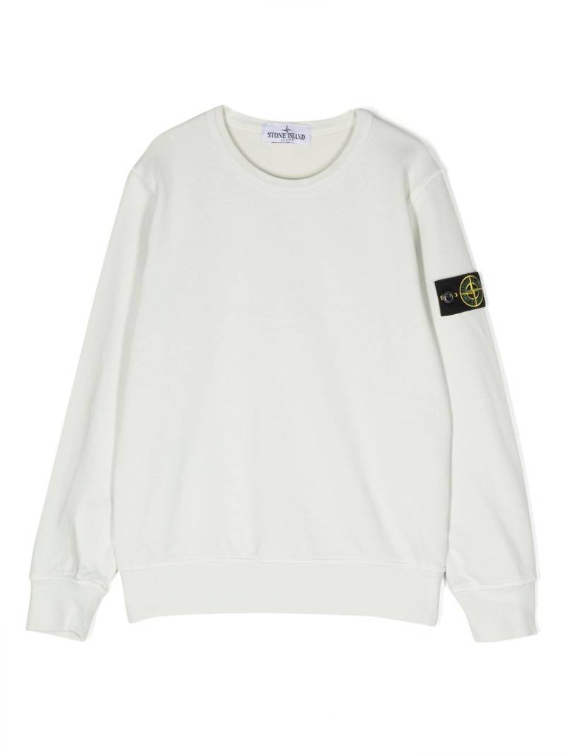 Stone Island Junior Compass-patch sweatshirt - Grey von Stone Island Junior