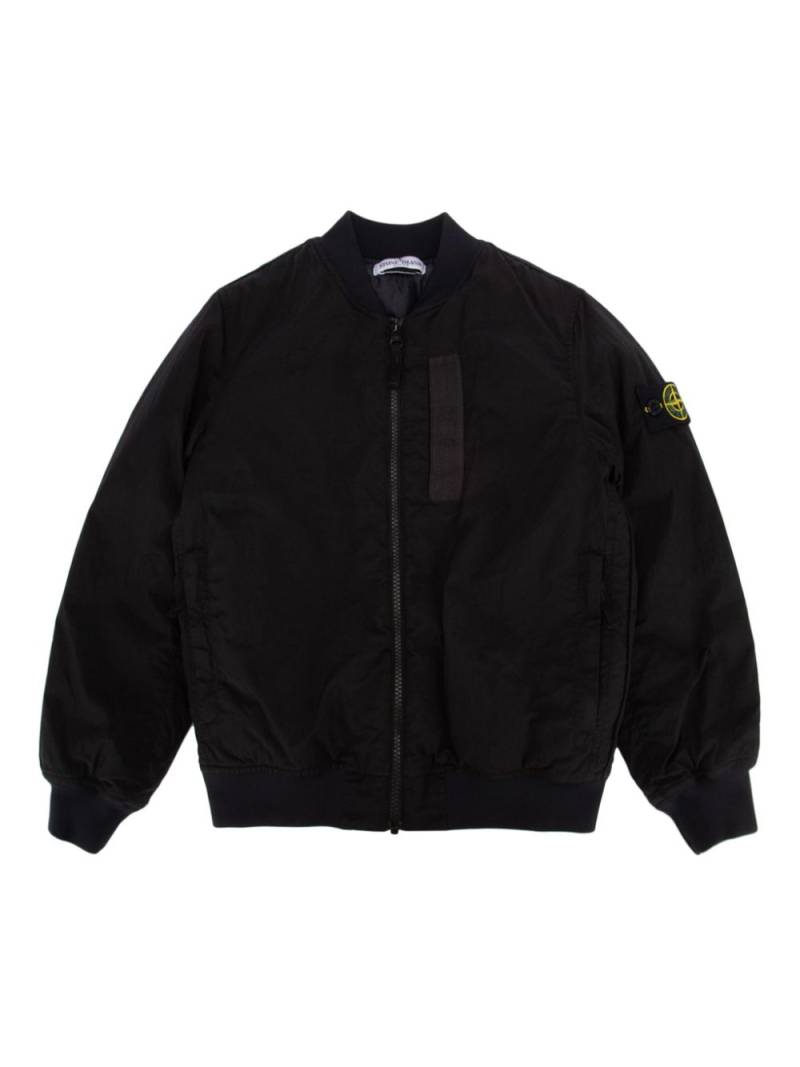 Stone Island Junior Giubbotto bomber jacket - Black von Stone Island Junior