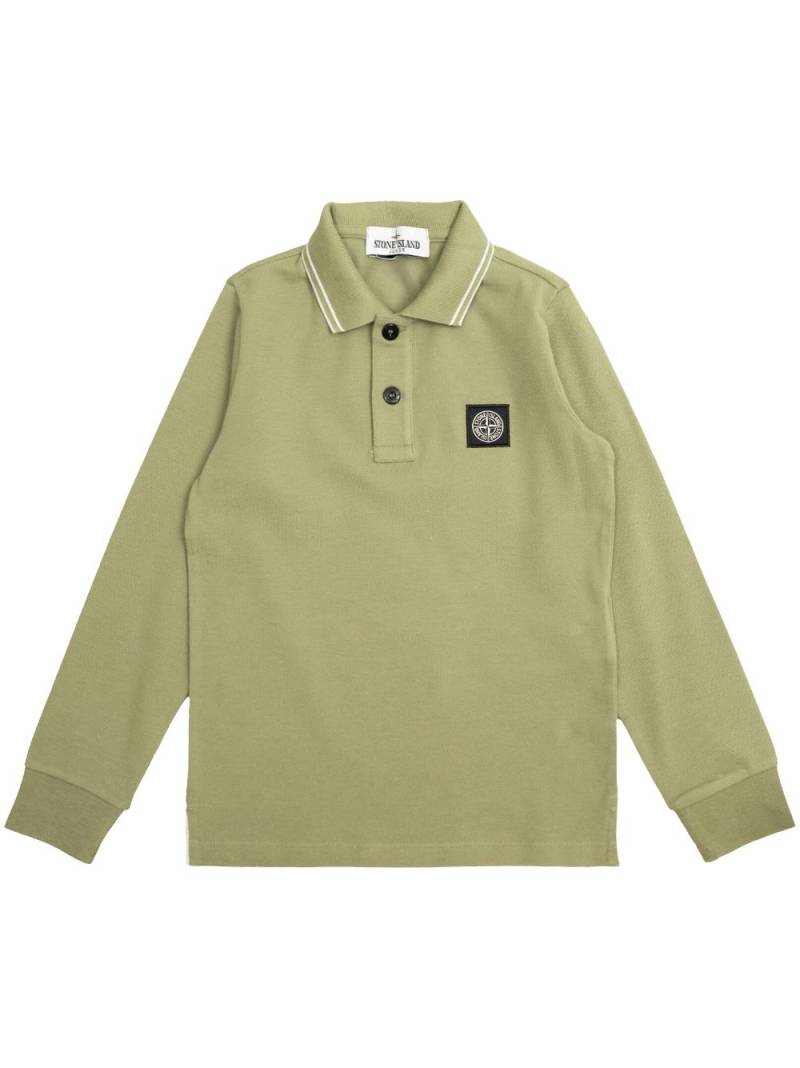 Stone Island Junior cotton polo shirt - Green von Stone Island Junior