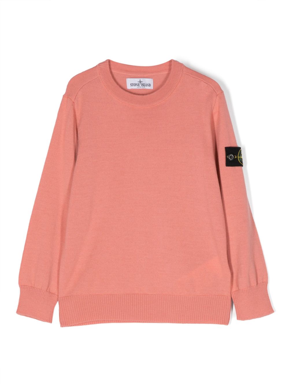 Stone Island Junior crew-neck virgin wool jumper - Pink von Stone Island Junior