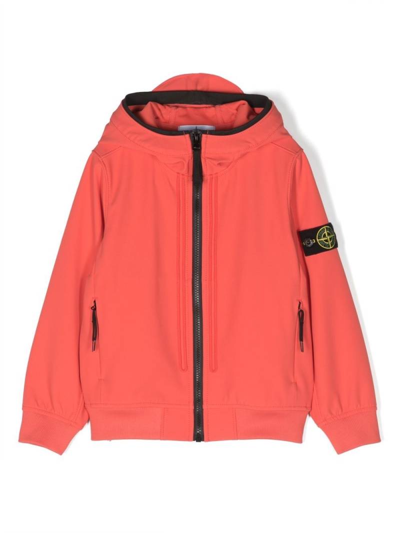 Stone Island Junior hooded lightweight jacket - Orange von Stone Island Junior