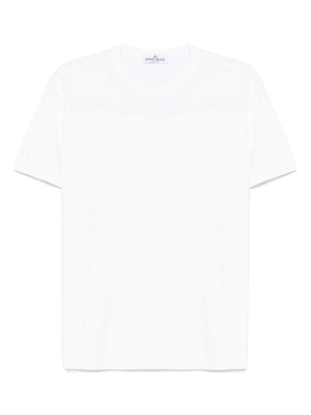 Stone Island Junior logo-embroidered T-shirt - White von Stone Island Junior