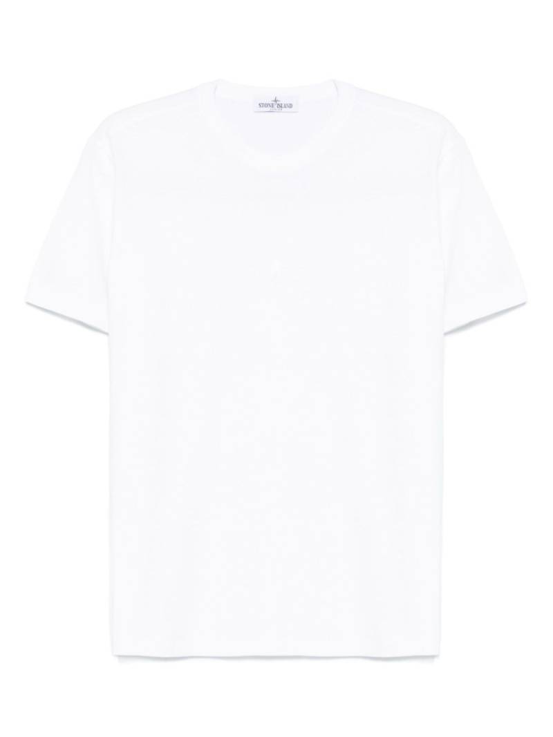 Stone Island Junior logo-embroidered T-shirt - White von Stone Island Junior