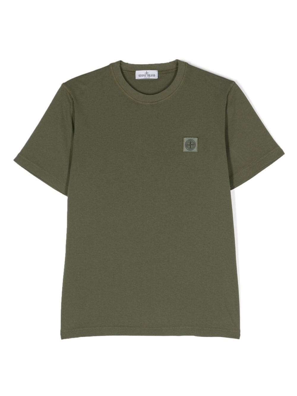 Stone Island Junior logo-patch T-shirt - Green von Stone Island Junior