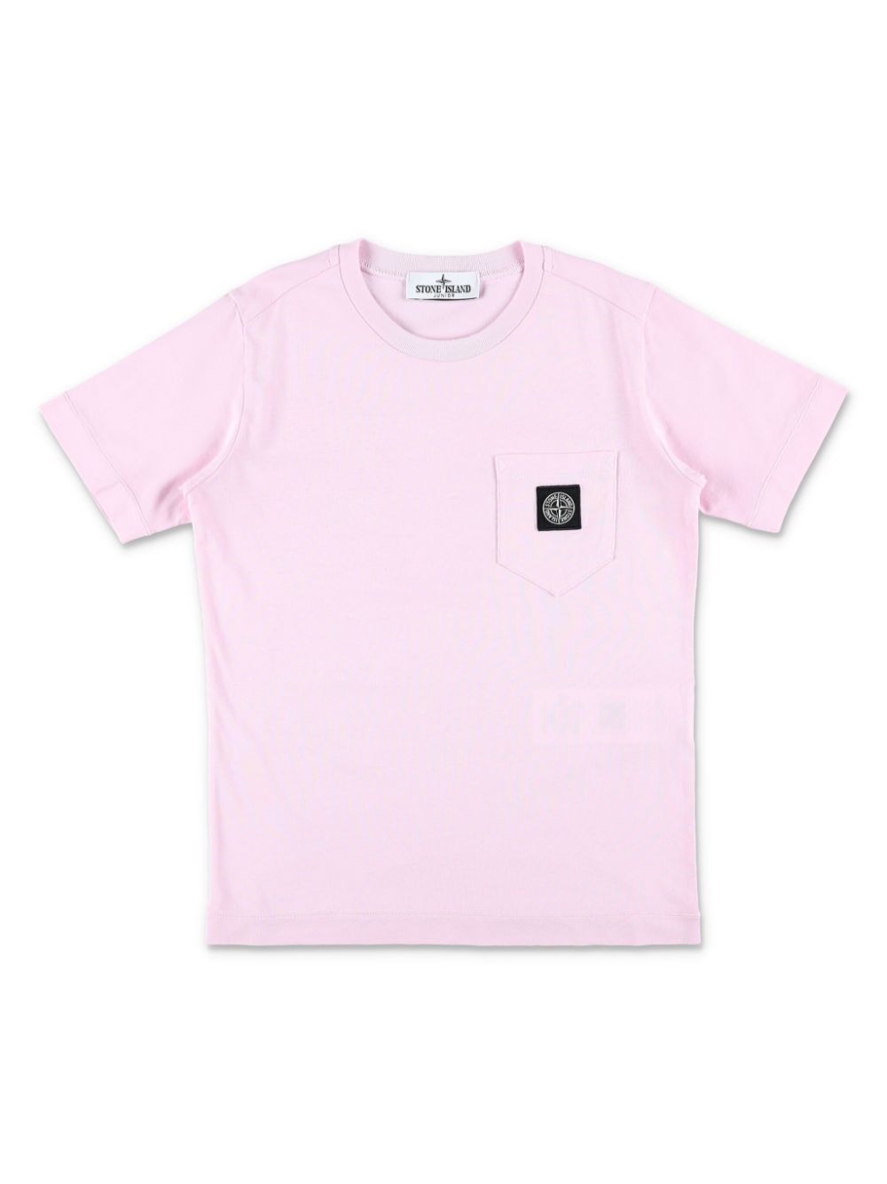 Stone Island Junior logo-patch cotton t-shirt - Pink von Stone Island Junior