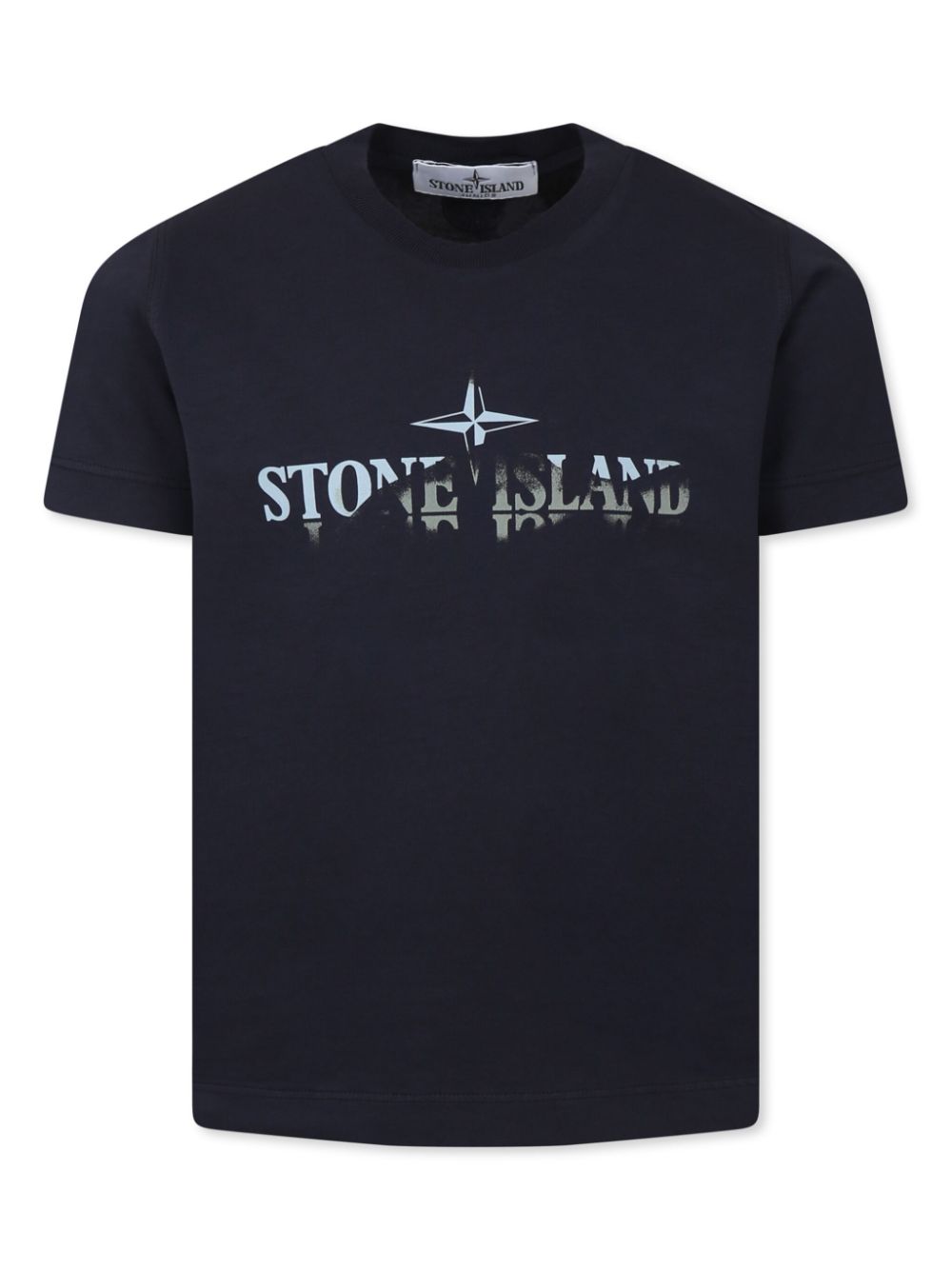 Stone Island Junior logo-print T-shirt - Blue von Stone Island Junior