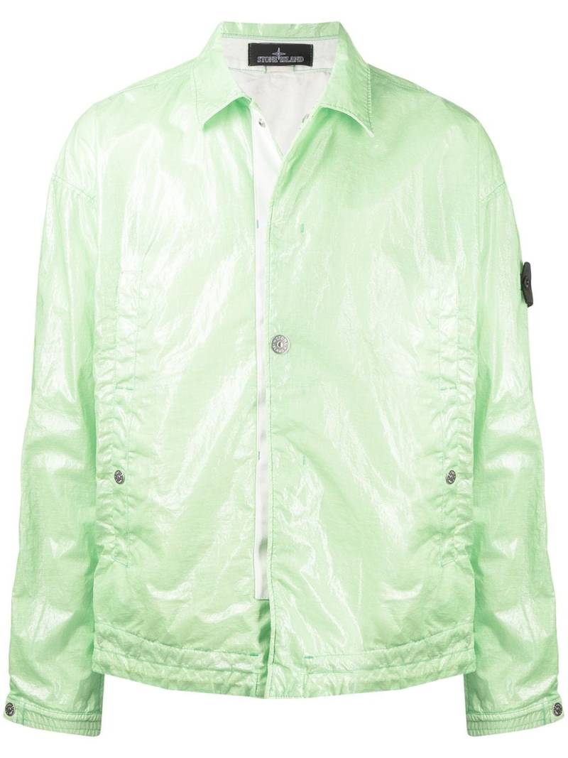 Stone Island Shadow Project compass-patch light jacket - Green von Stone Island Shadow Project