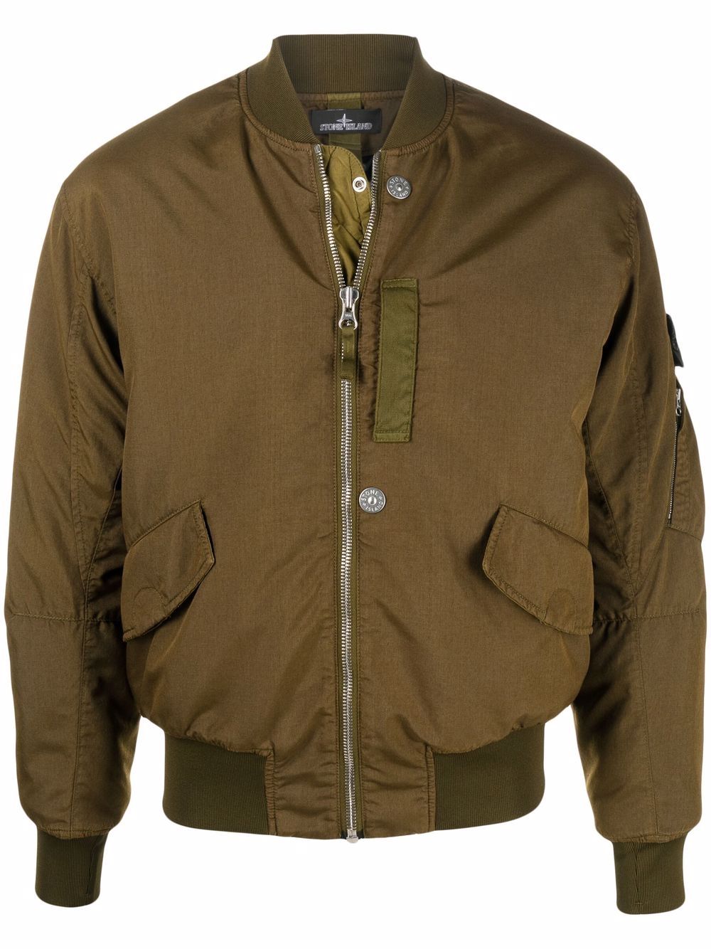 Stone Island Shadow Project padded bomber jacket - Brown von Stone Island Shadow Project