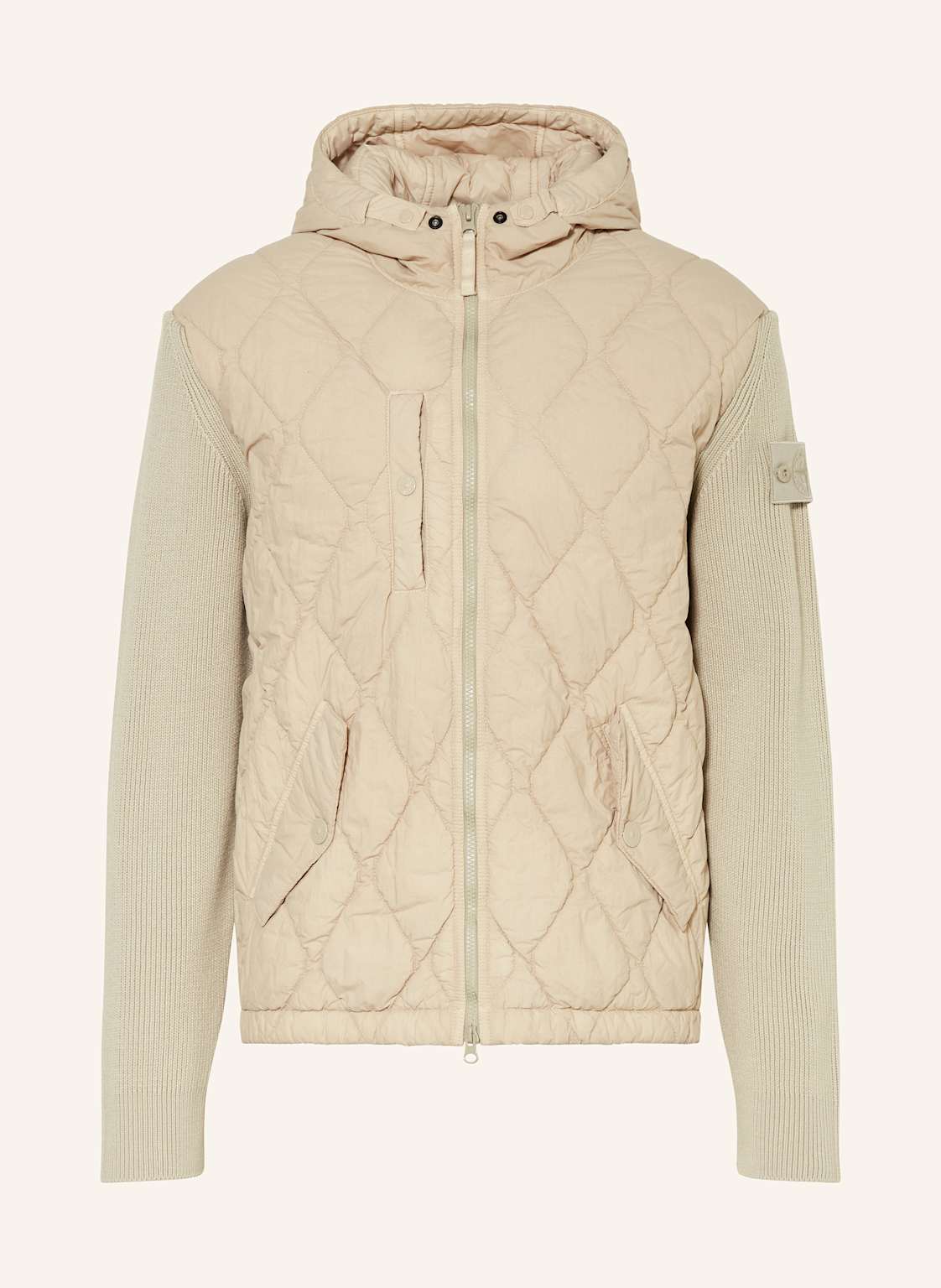Stone Island Blouson Ghost Im Materialmix beige von Stone Island