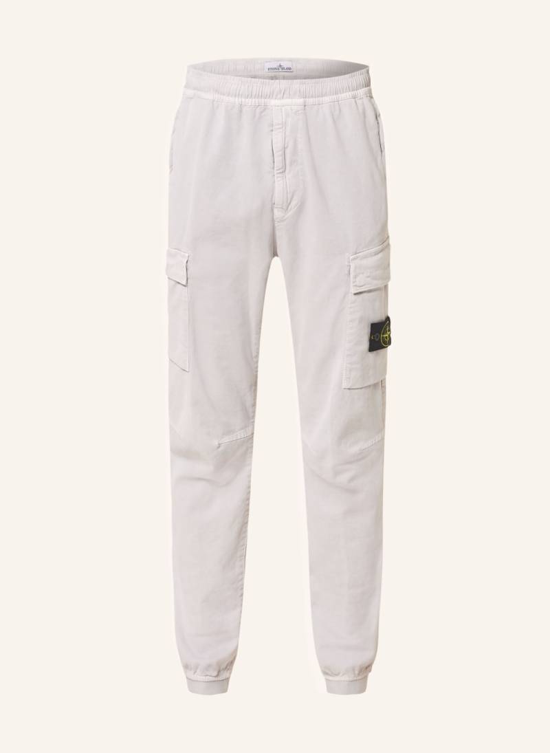 Stone Island Cargohose Regular Tapered Fit grau von Stone Island