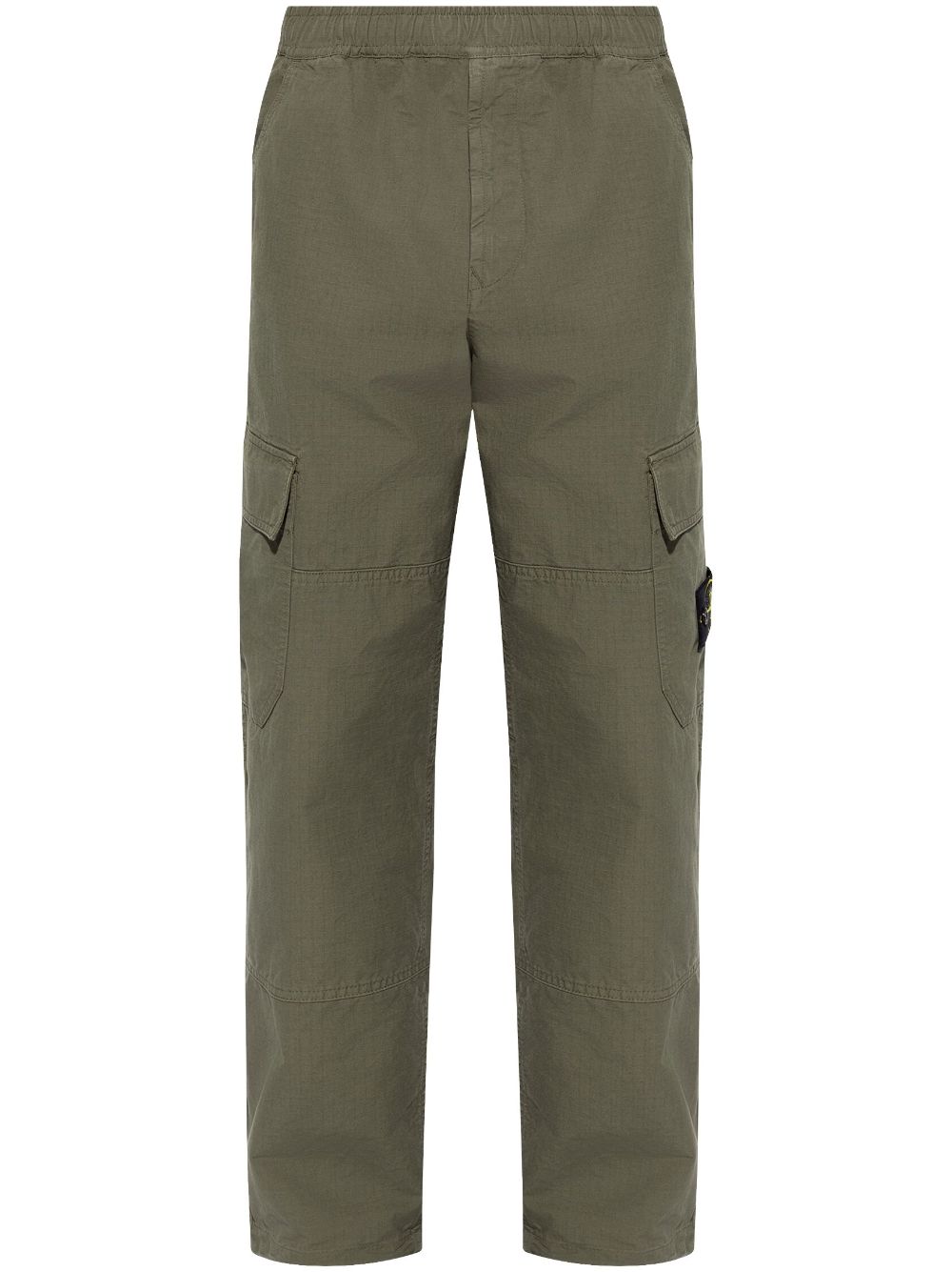 Stone Island Compass-Badge cotton trousers - Green von Stone Island