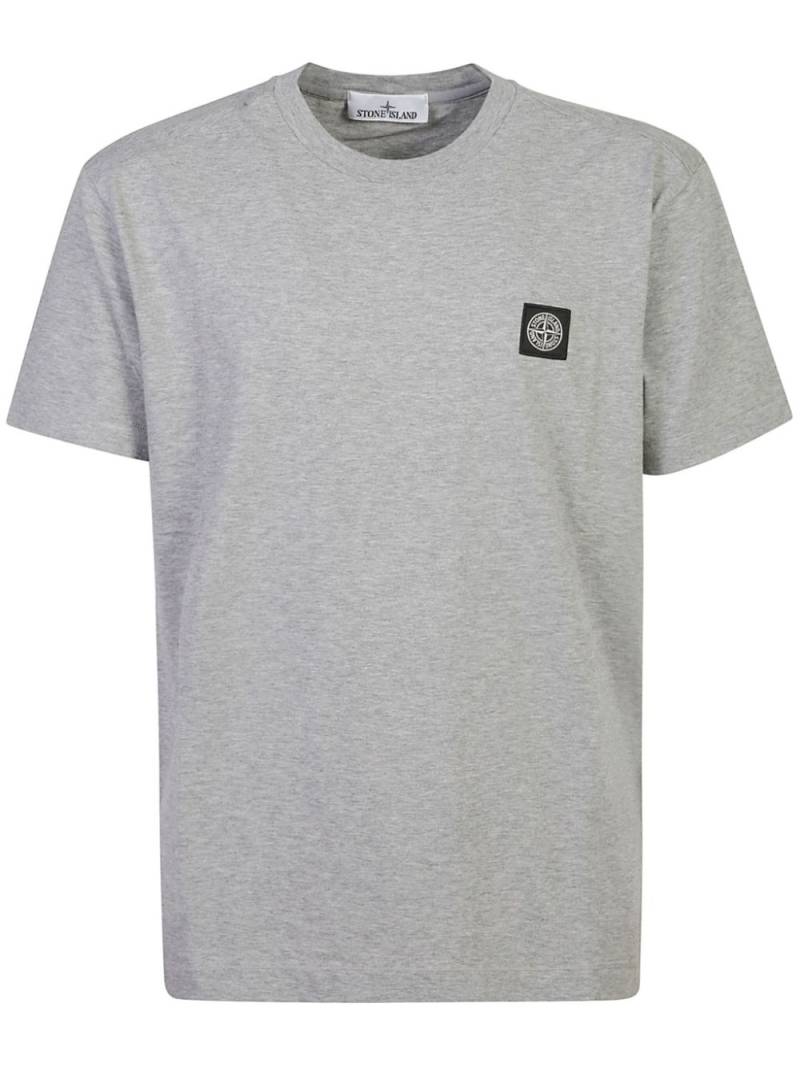 Stone Island Compass-appliqué T-shirt - Grey von Stone Island