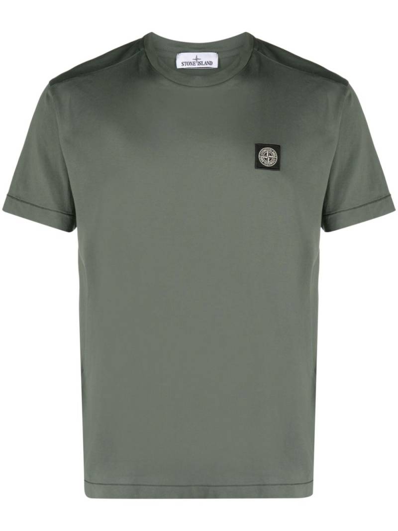 Stone Island Compass-appliqué cotton T-shirt - Green von Stone Island